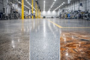 Промышленные полы: бетонные и полимерные наливные системы как основа надежной эксплуатации объектов