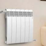 Aluminum heating radiator