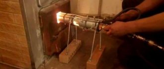 DIY gas burners for heating stoves
