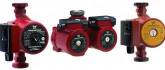 Proper selection of a circulation pump will ensure efficient operation of the heating system and avoid unnecessary costs