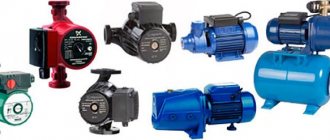 Characteristics and criteria for choosing a circulation pump