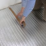 How to insulate a concrete or wooden floor with penofol