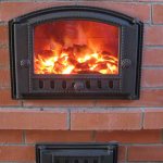 Brick stove for home