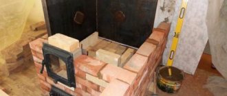 DIY boiler for a brick oven for a country house