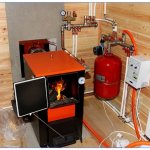 Equipment for an autonomous home heating system