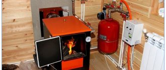 Equipment for an autonomous home heating system