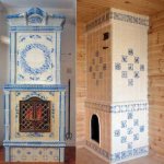 Tiled stove