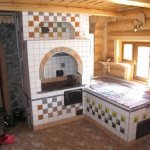 Oven with large heated bench