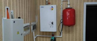 A modern electric boiler is quite compact and does not require a special room for placement