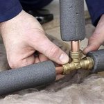 Thermal insulation for water supply pipes