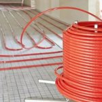 Warm floors made from PEX series pipes