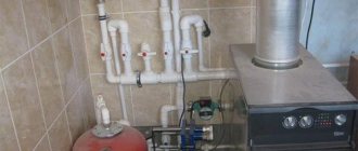 DIY installation of gas boilers in a private house