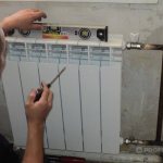 installing a radiator battery