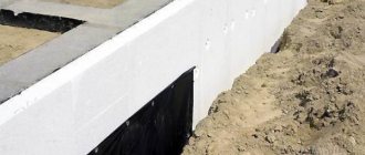 Insulating the foundation with foam plastic