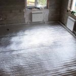 Floor insulation with isolon in a private house: under linoleum, plywood, screed